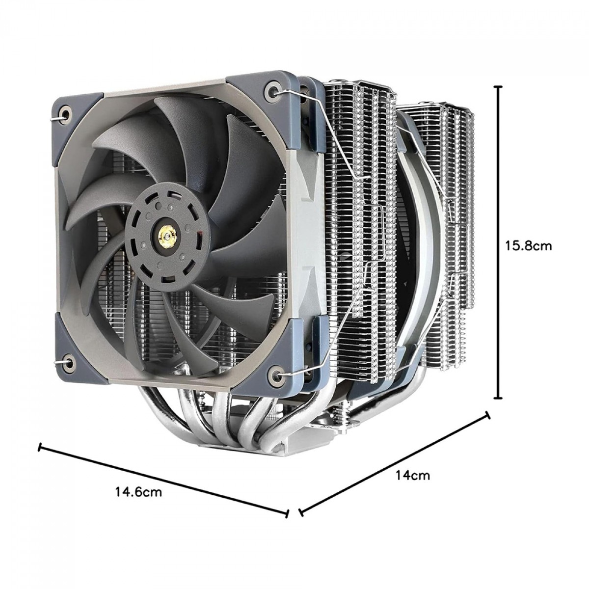 Cooler Para Processador Thermalright Frost Commander 140 Cinza, 140mm, Intel/AMD