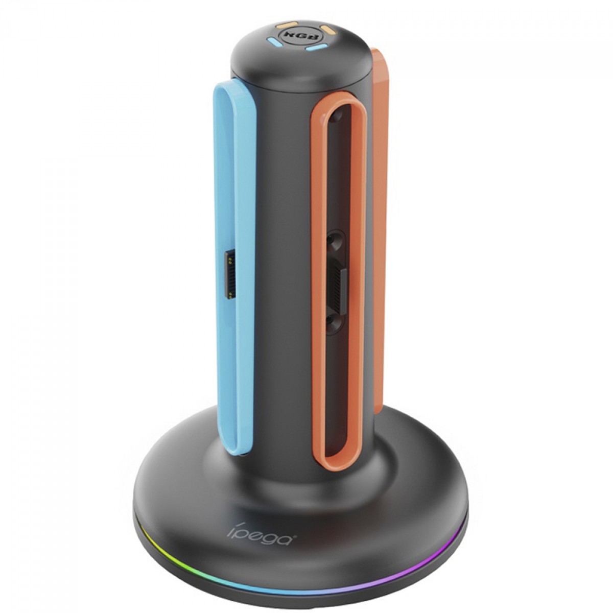 Dock De Carregamento Ipega, Para Nintendo Switch 2, Com 4 Slots, Preto, PG-SW2052