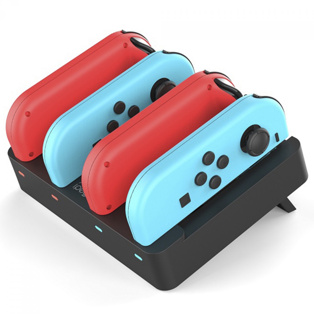 Dock De Carregamento Ipega, Para Nintendo Switch 2 / Switch OLED / Joy-Con, Com 4 Slots, Preto, PG-SW2081