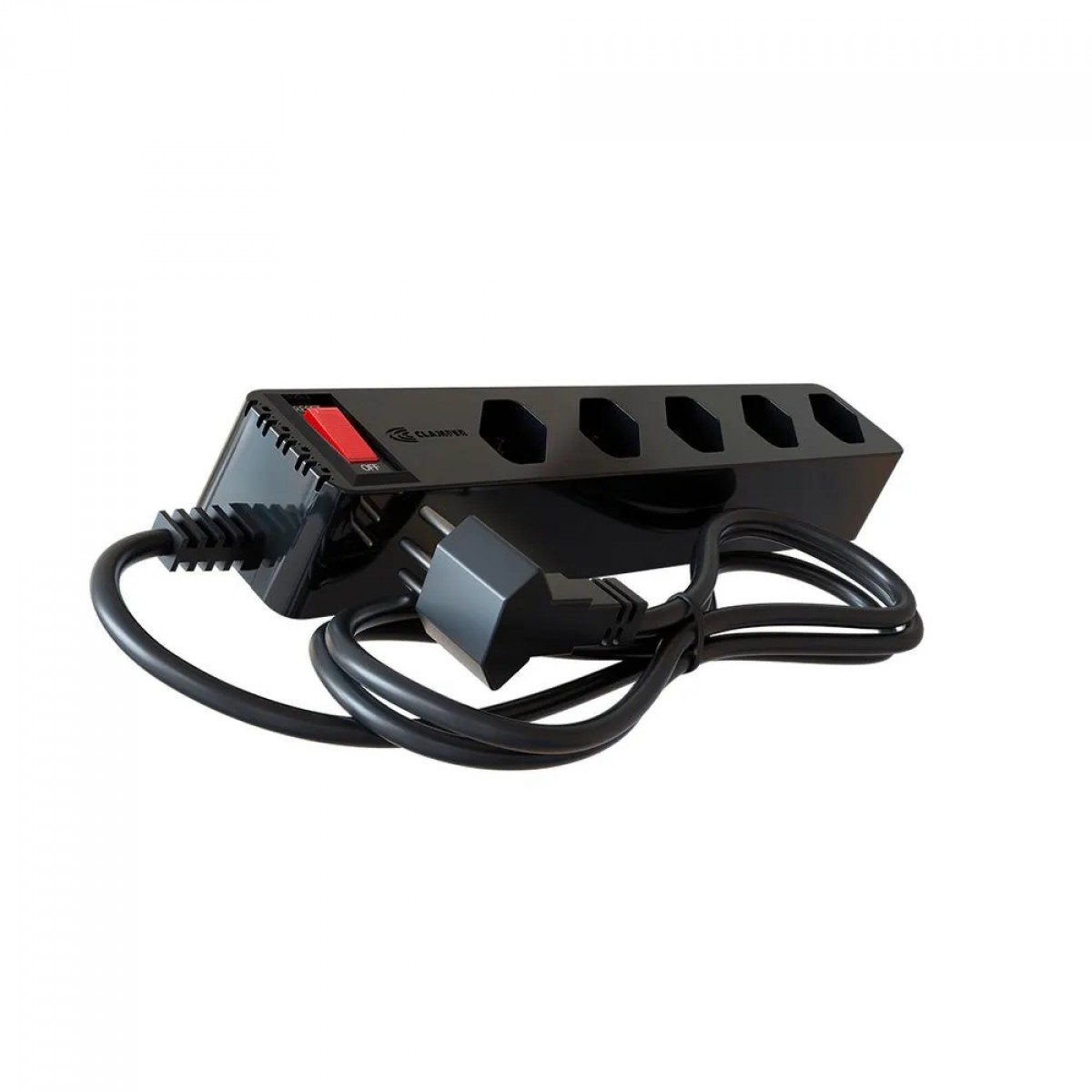 Filtro de Linha DPS ICLAMPER Energia 5 Tomadas, 127/220 volts, LCF, 1M, Black, Bivolt