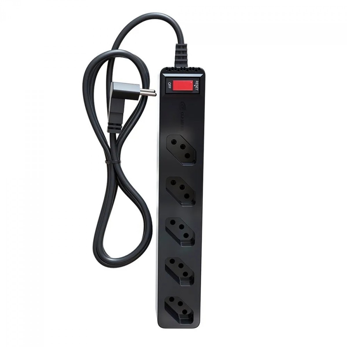 Filtro de Linha DPS ICLAMPER Energia 5 Tomadas, 127/220 volts, LCF, 1M, Black, Bivolt