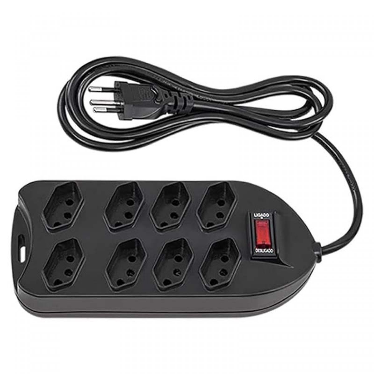 Filtro de Linha Intelbras EPE 1008+, 8 Tomadas, 1.5m, Black, EPE1008+