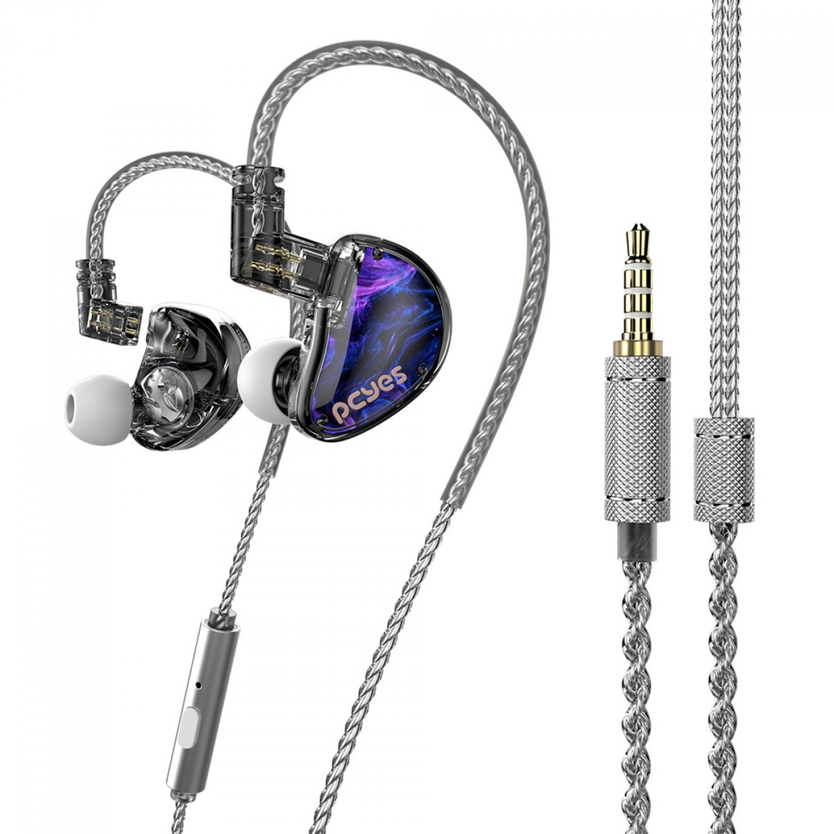 Fone de Ouvido Gamer PCYes Nebulla, Intra Auricular, Driver 1DD 10mm, P3, Com Microfone, FPN1DD