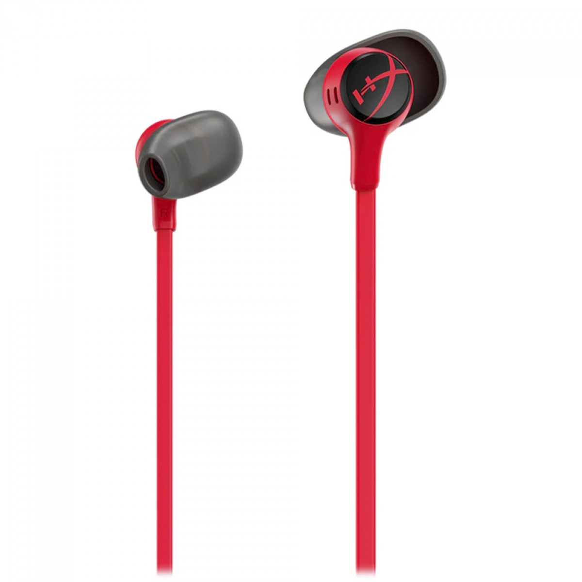Fone de Ouvido HyperX Cloud EarBuds II, 3.5mm, Com Microfone, Vermelho, 705L8AA
