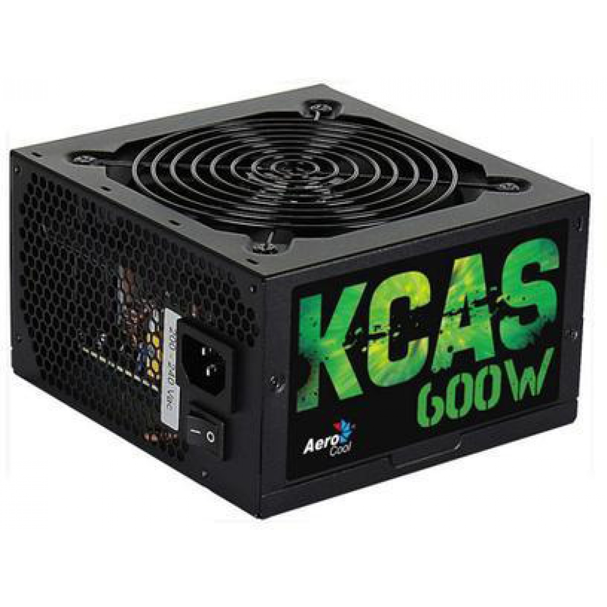 Fonte Aerocool KCAS 600W, 80 Plus Bronze, PFC Ativo, 64802