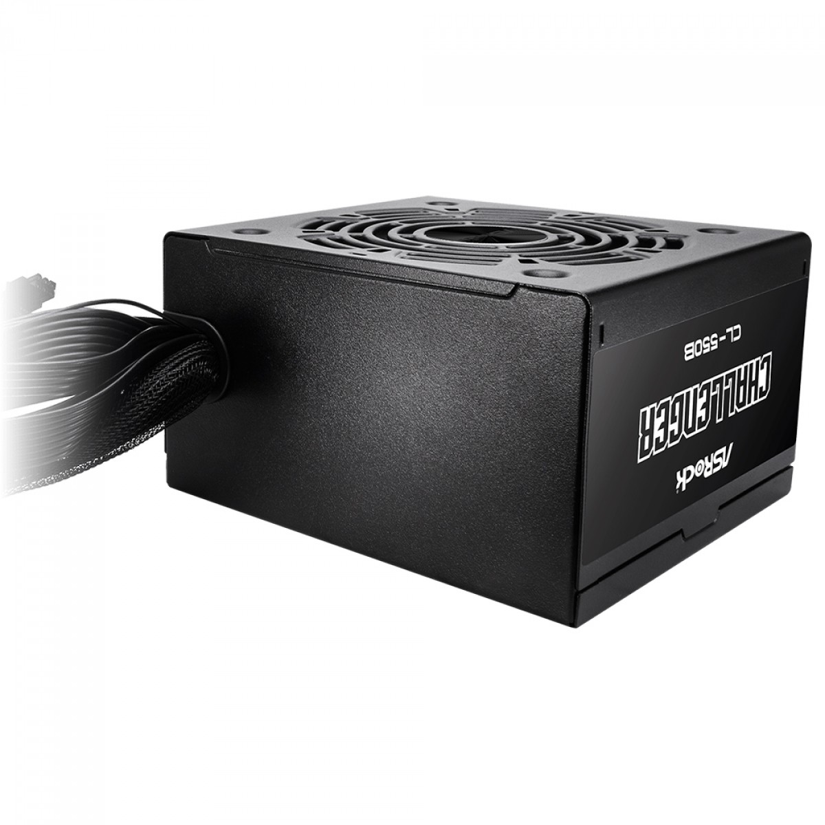 Fonte ASRock Challenger, 550W, 80 Plus Bronze, PFC Ativo, Preto, CL-550B