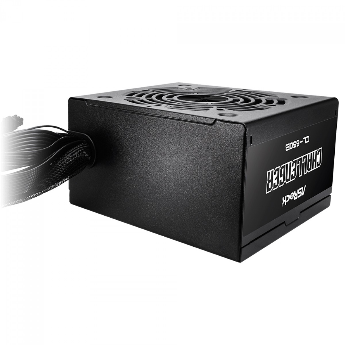 Fonte ASRock Challenger, 650W, 80 Plus Bronze, PFC Ativo, Preto, CL-650B