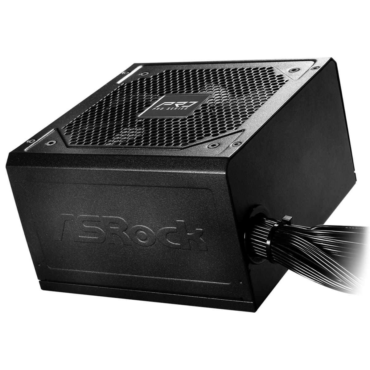 Fonte ASRock Pro, 750W, 80 Plus Bronze, ATX 3.1, PCIe 5.1, PFC Ativo, Preto, PRO-750B