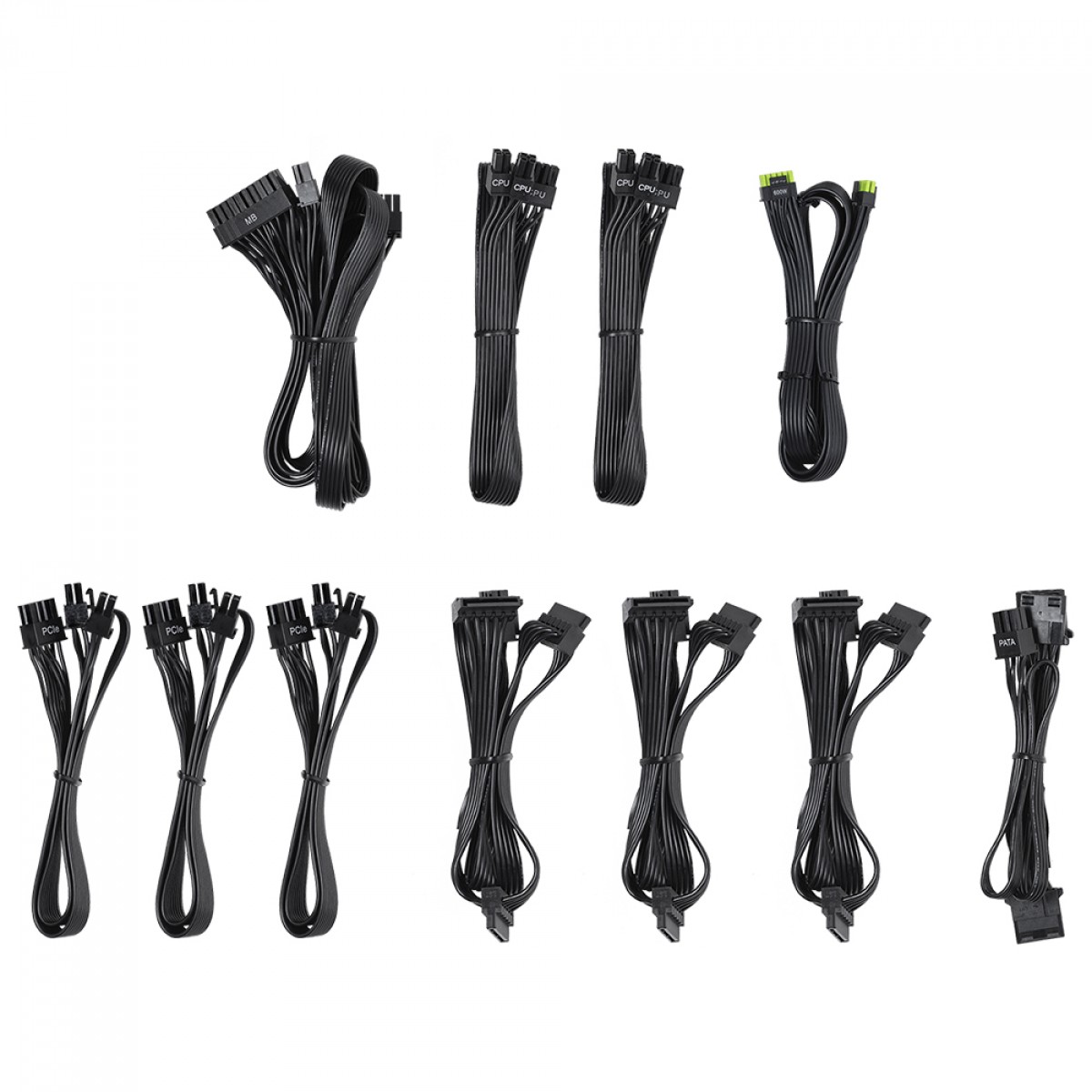 Fonte ASRock Steel Legend, 1000W, 80 Plus Gold, Cybenetics Platinum, Full Modular, ATX 3.1, PCIe 5.1, Preto, SL-1000G