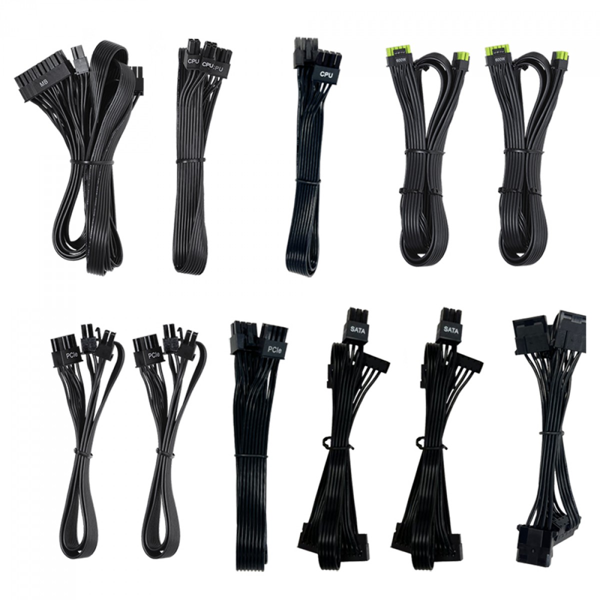 Fonte ASRock Steel Legend, 1200W, 80 Plus Gold, Cybenetics Platinum, Full Modular, ATX 3.1, PCIe 5.1, Preto, SL-1200G