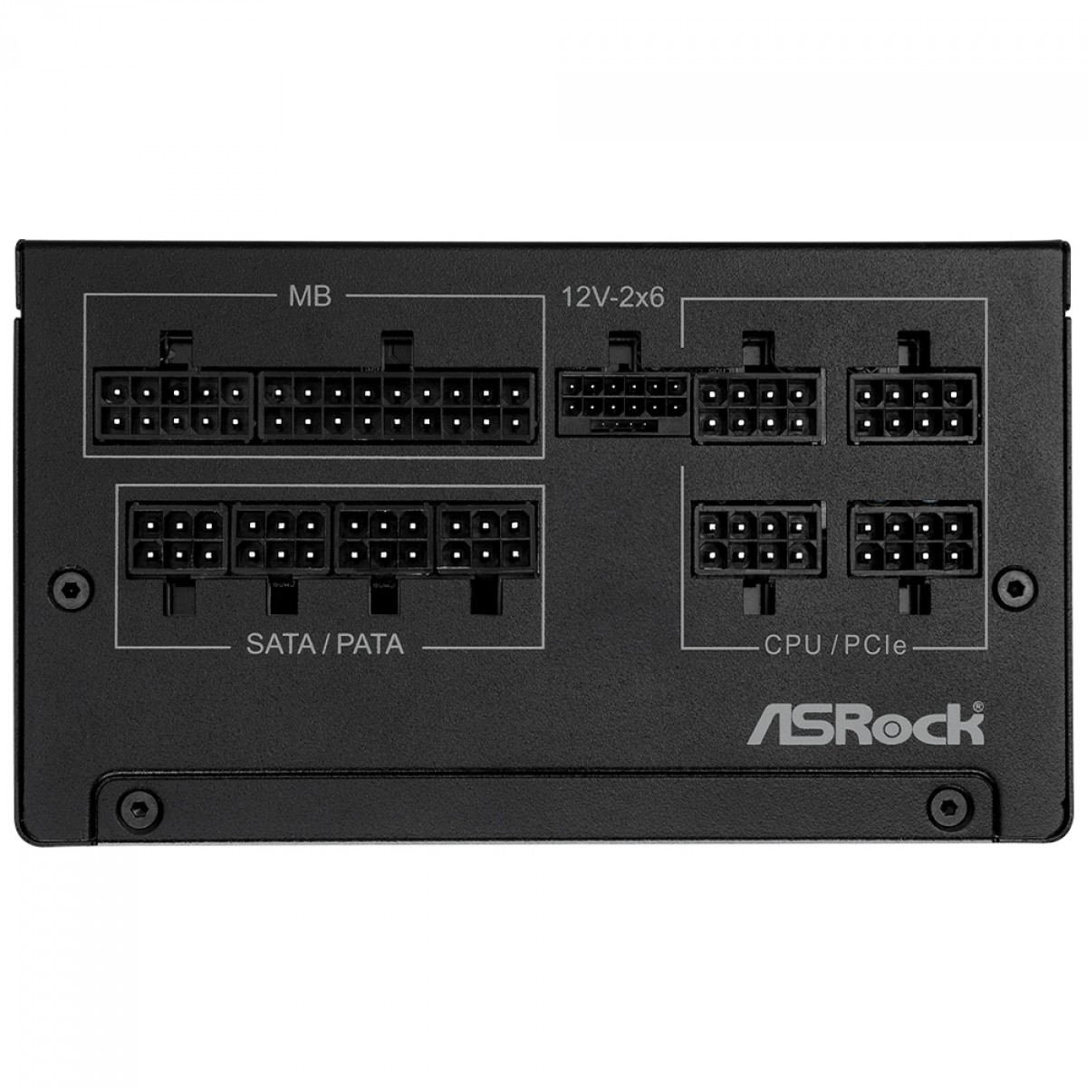 Fonte ASRock Steel Legend, 750W, 80 Plus Gold, Cybenetics Gold, Full Modular, ATX 3.1, PCIe 5.1, Preto, SL-750G