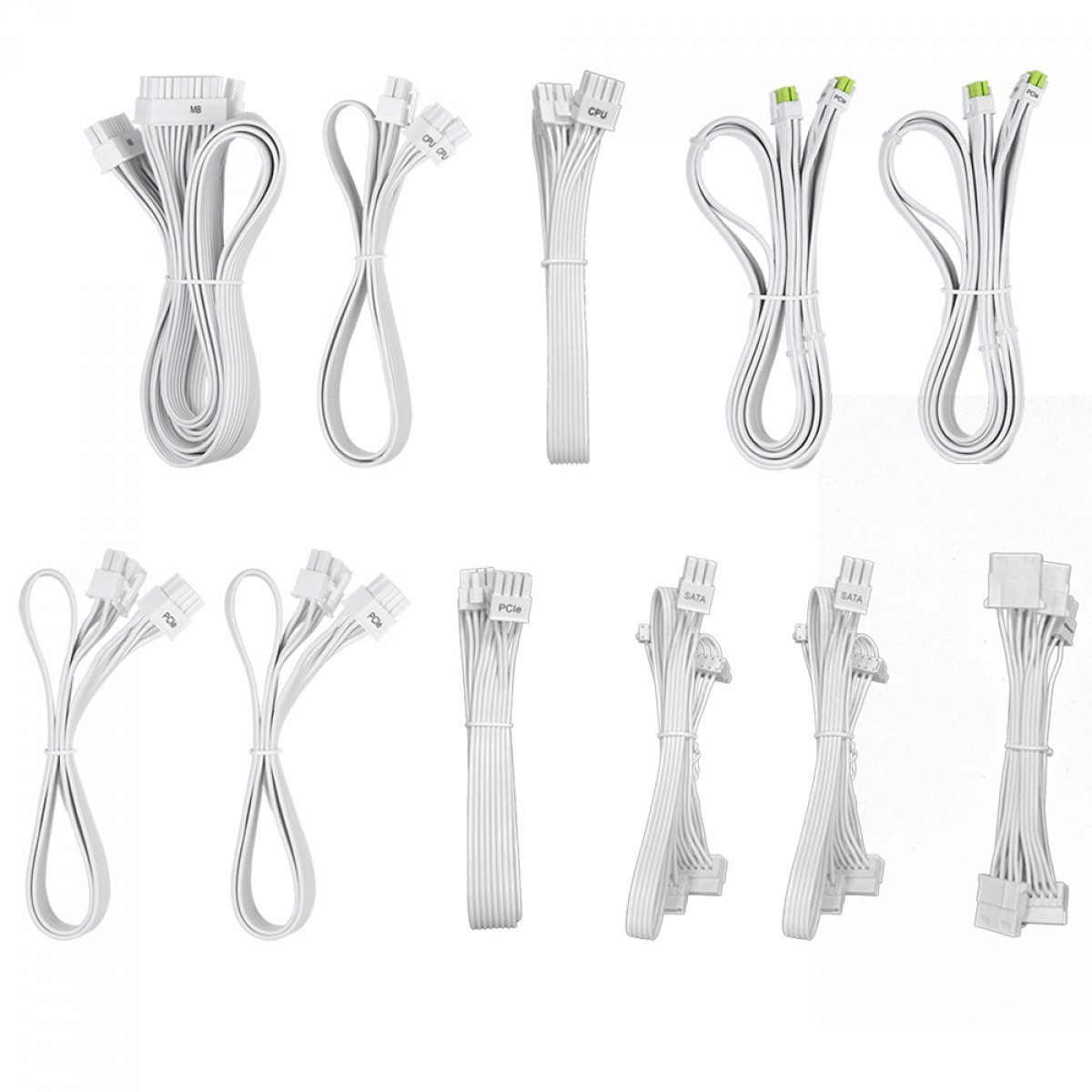 Fonte ASRock Steel Legend White, 1200W, 80 Plus Gold, Cybenetics Platinum, Full Modular, ATX 3.1, PCIe 5.1, Branco, SL-1200GW