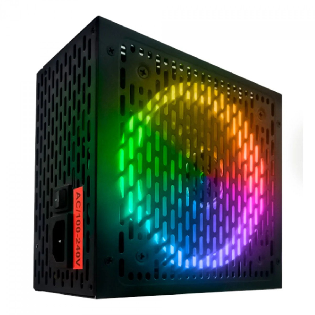 Fonte BRX Rainbow RGB, 550W, 80 Plus Bronze, PFC Ativo, RB550W
