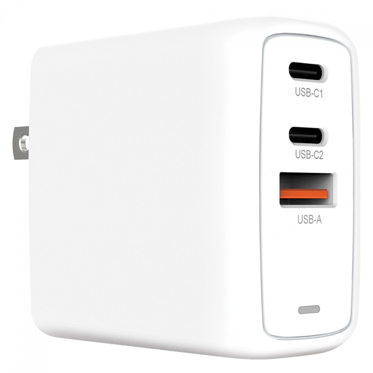 Fonte Carregador Creative GaN 67W, USB A + Type C, Quick Charger, Branco, 51MZ0515AA000