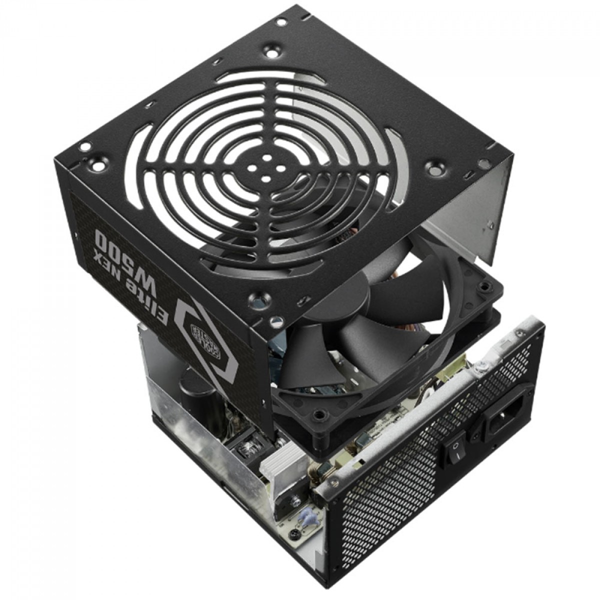 Fonte Cooler Master Elite NEX W500, 500W, PFC Ativo, Black, MPW-5001-ACAW-BB1