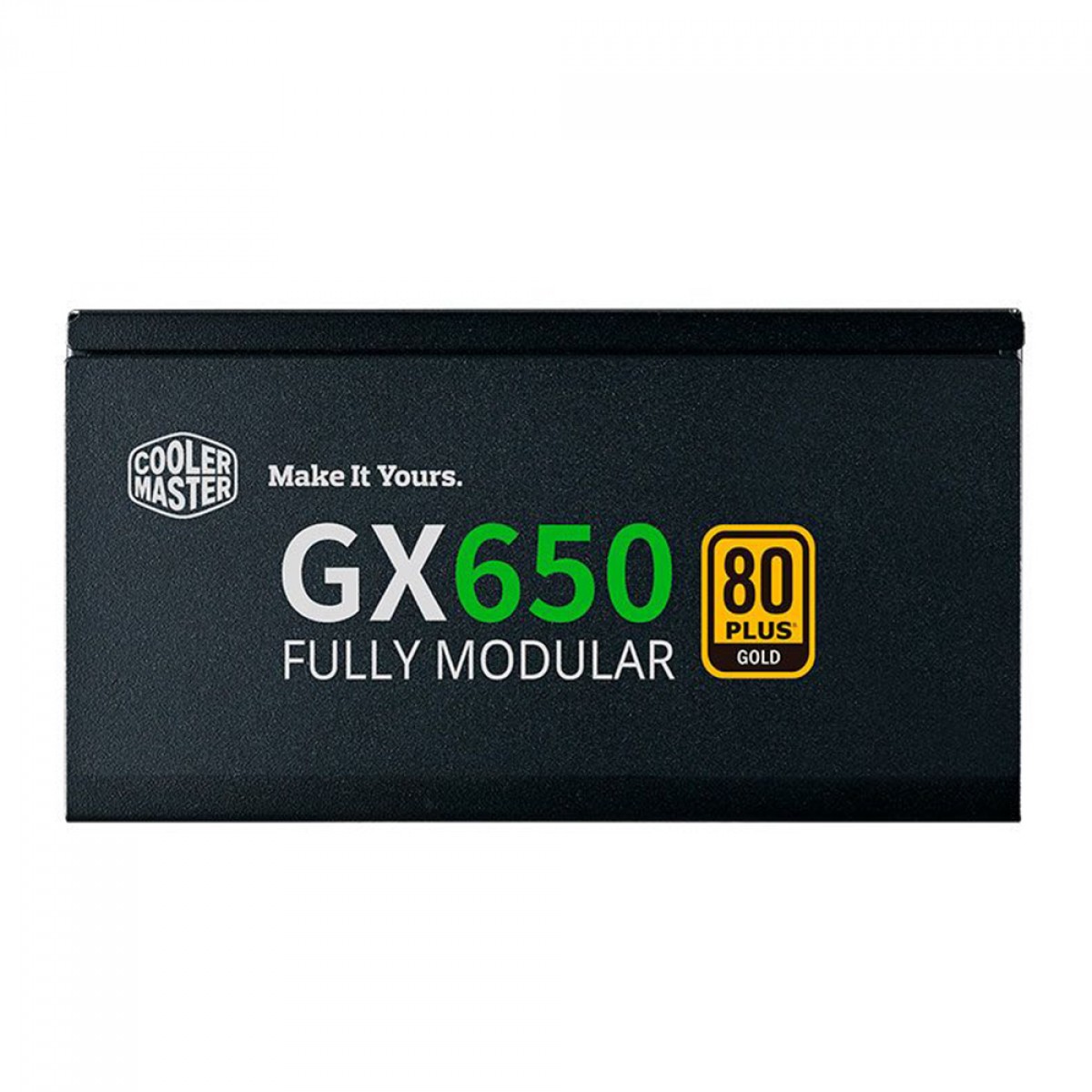 Fonte Cooler Master GX650 Gold, 650W, 80 Plus Gold, Full Modular, PFC Ativo, Preto, MPE-6501-AFAAG-W1