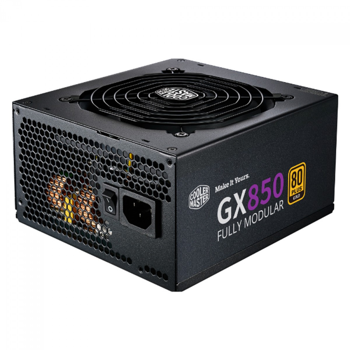 Fonte Cooler Master GX850, 850W, 80 Plus Gold, Full Modular, PFC Ativo, MPE-8501-AFAAG-W1