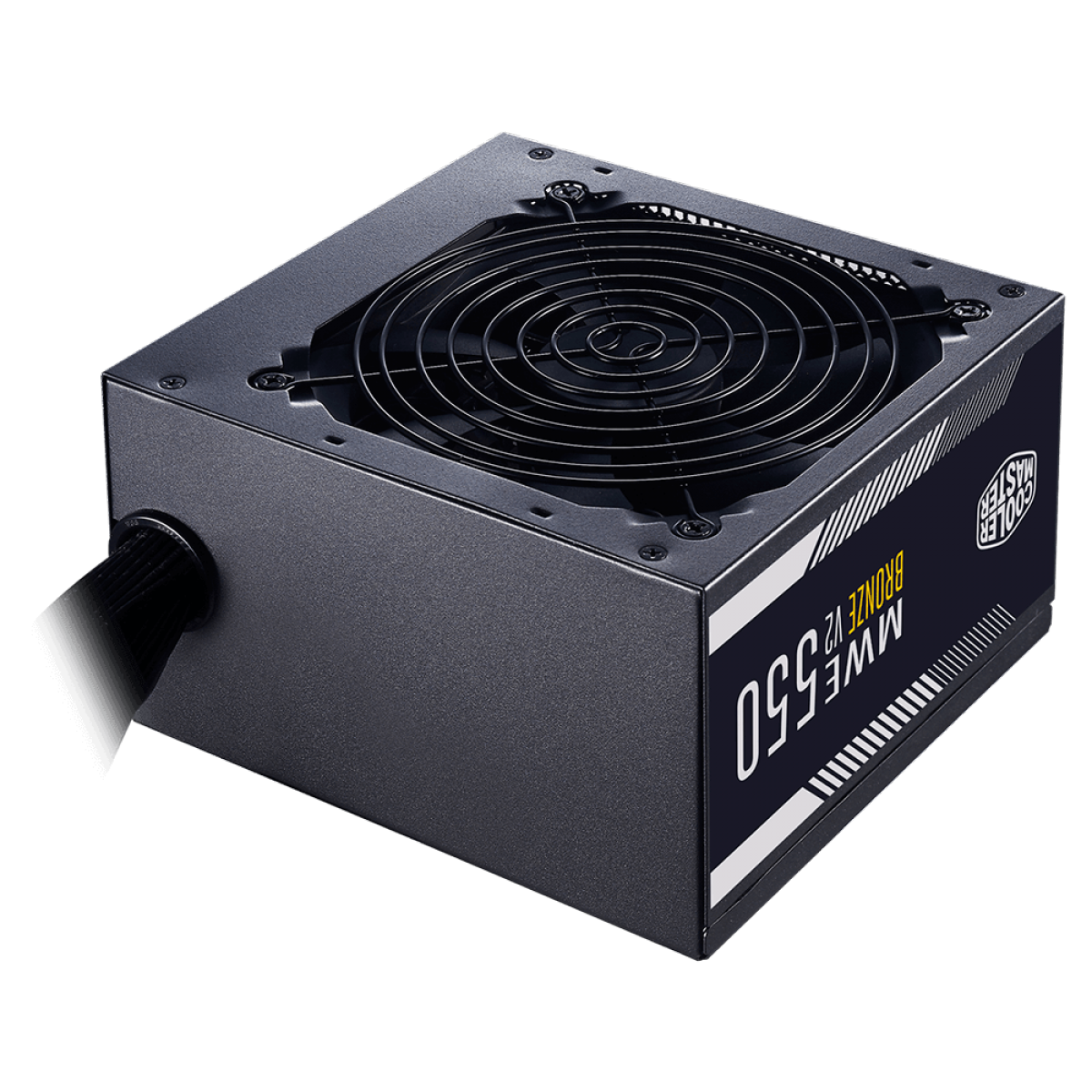 Fonte Cooler Master MWE 550 BRONZE - V2, 550w, 80 Plus Bronze, Full Range, PFC Ativo, MPE-5501-ACAAW-BBR