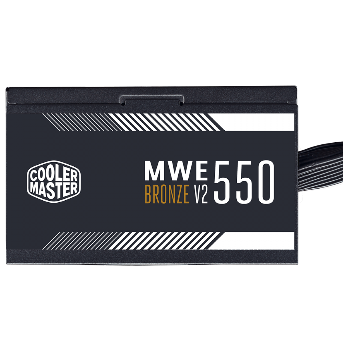 Fonte Cooler Master MWE 550 BRONZE - V2, 550w, 80 Plus Bronze, Full Range, PFC Ativo, MPE-5501-ACAAW-BBR