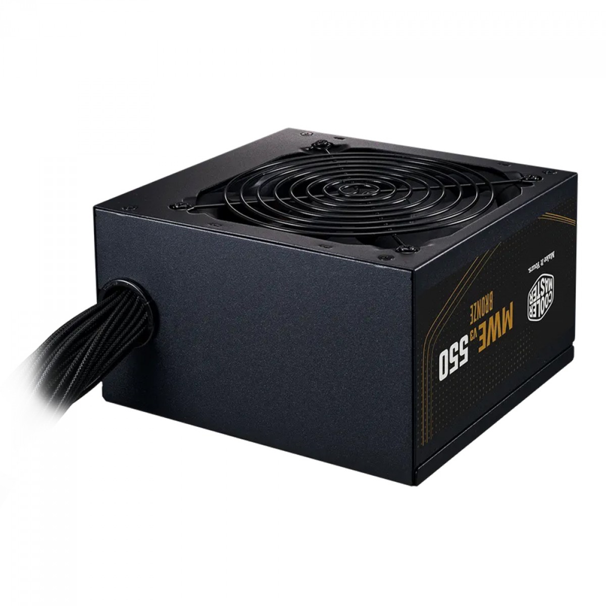 Fonte Cooler Master MWE 550 BRONZE - V3, 550W, 80 Plus Bronze, ATX 3.1, PFC Ativo, MPE-5501-ACAAW-3BBR