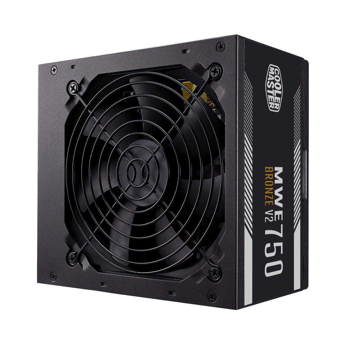 Fonte Cooler Master MWE 750 BRONZE - V2, 750w, 80 Plus Bronze, Full Range, PFC Ativo, MPE-7501-ACAAW-3BBR