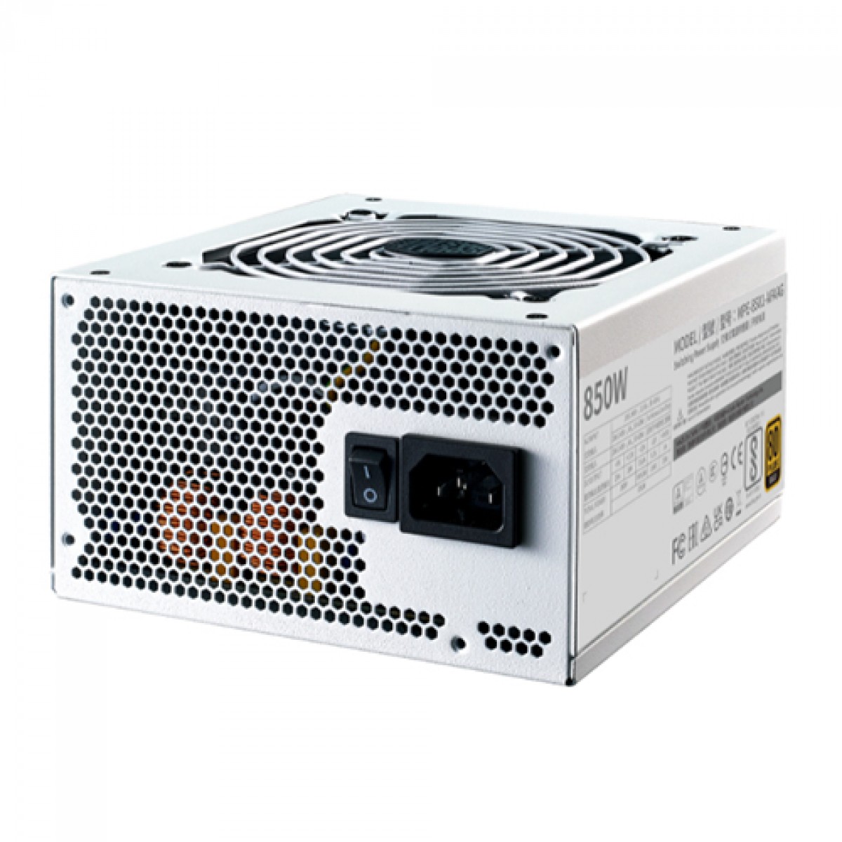Fonte Cooler Master MWE 850W V2, 80 Plus Gold, PFC Ativo, Full Modular, White, MPE-8501-AFAAG-GWO