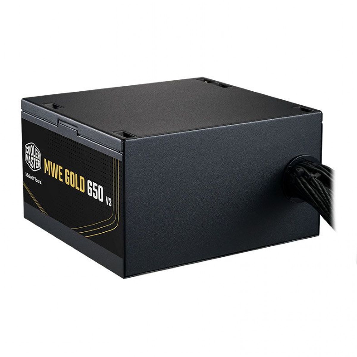 Fonte Cooler Master MWE Gold 650 V3, 650W, 80 Plus Gold, ATX 3.1, PFC Ativo, MPE-6502-ACAAG-3BBR