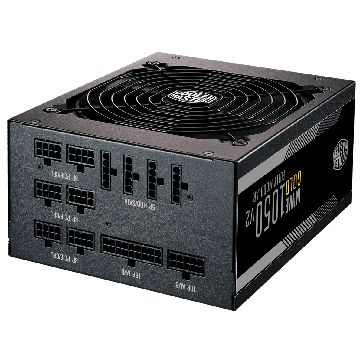 Fonte Cooler Master MWE Gold V2 1050W, 80 Plus Gold, PFC Ativo, Full Modular, MPE-A501-AFCAG-WO