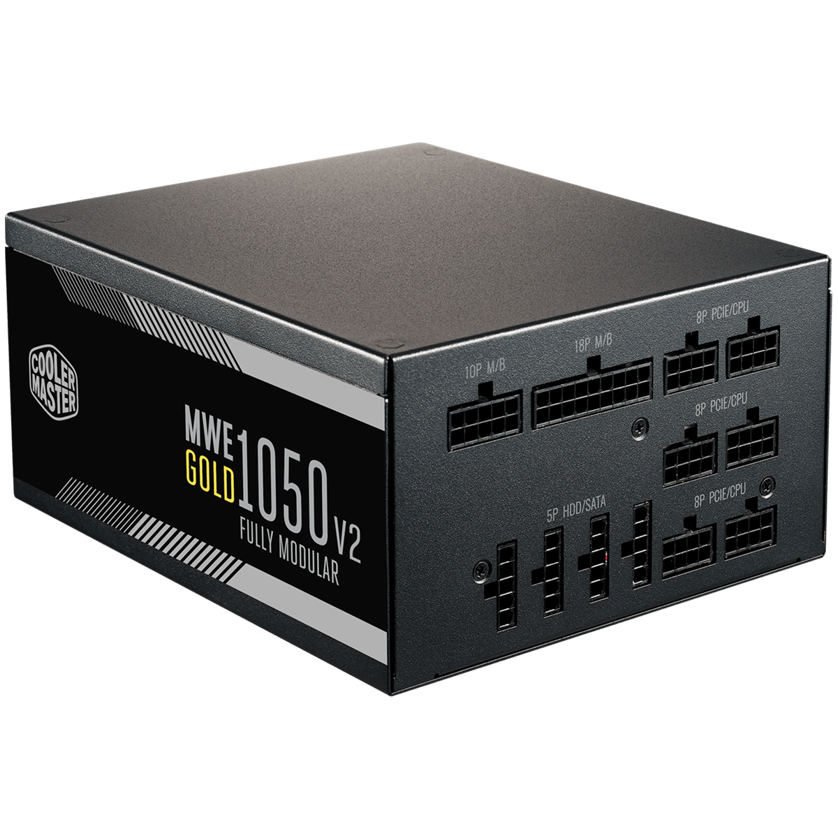 Fonte Cooler Master MWE Gold V2 1050W, 80 Plus Gold, PFC Ativo, Full Modular, MPE-A501-AFCAG-WO