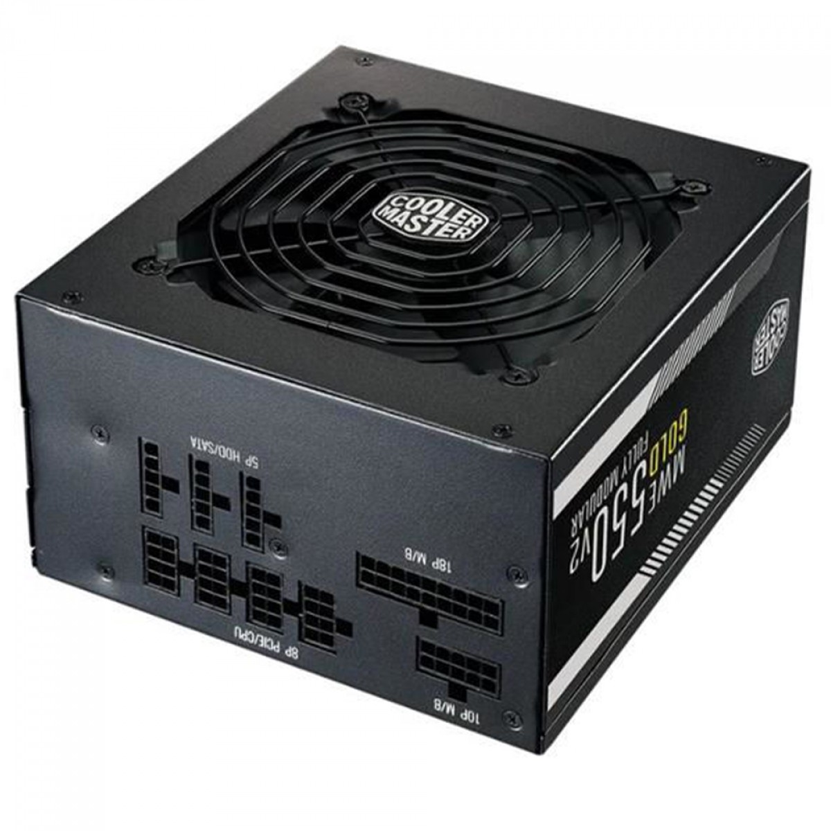 Fonte Cooler Master MWE V2 550W, 80 Plus Gold, PFC Ativo, Full Modular, MPE-5501-AFAAG-WO