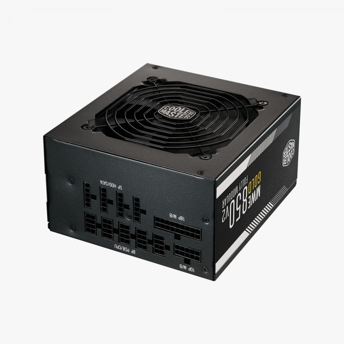 Fonte Cooler Master MWE V2 850W, 80 Plus Gold, PFC Ativo, Full Modular, MPE-8501-ACAAG-WO