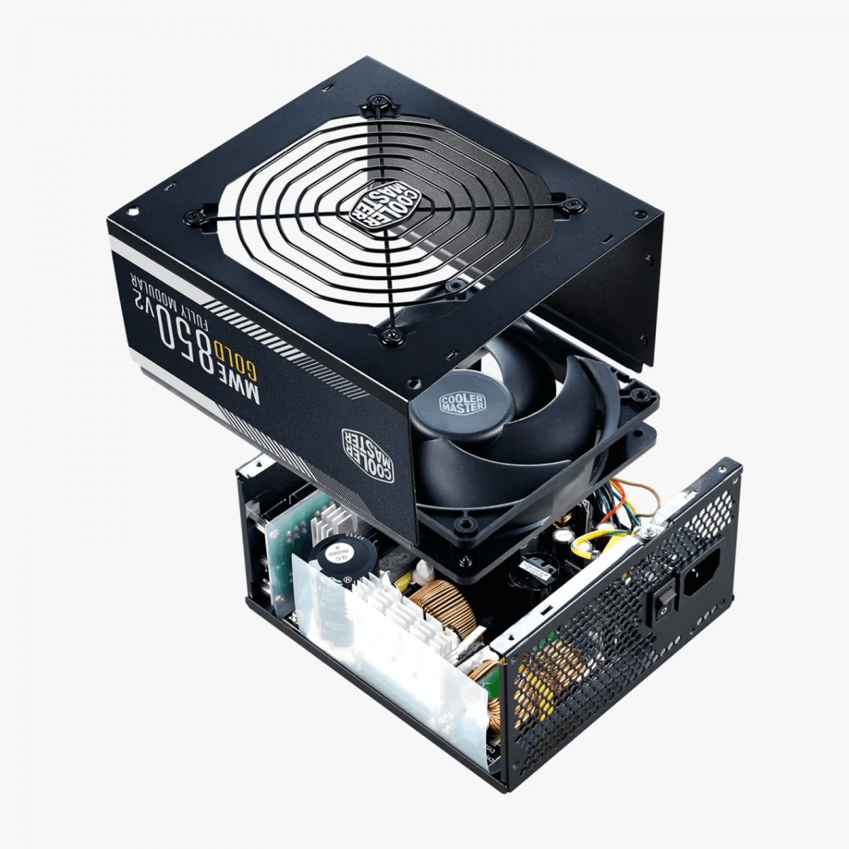 Fonte Cooler Master MWE V2 850W, 80 Plus Gold, PFC Ativo, Full Modular, MPE-8501-ACAAG-WO