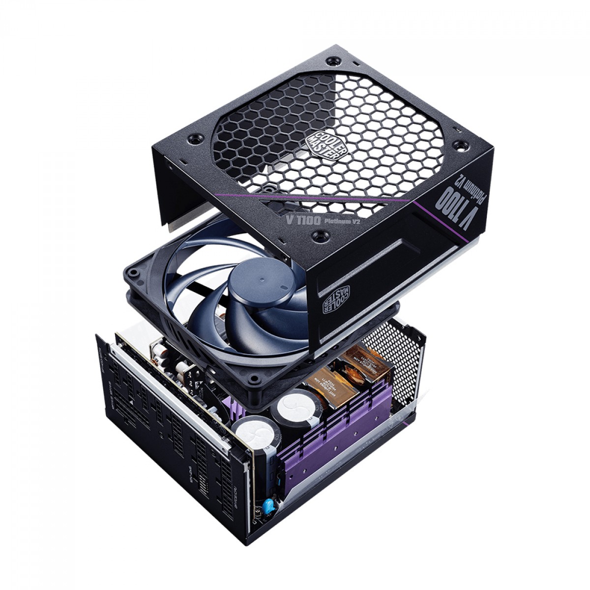 Fonte Cooler Master V Platinum 1100 V2, 1100W, 80 Plus Platinum, PFC Ativo, Full Modular, Black, MPZ-B002-AFAP-BWO