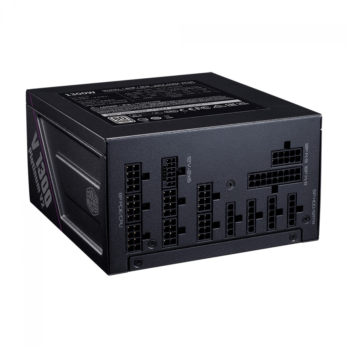 Fonte Cooler Master V Platinum 1300 V2, 1300W, 80 Plus Platinum, PFC Ativo, Full Modular, Black, MPZ-D002-AFAP-BWO