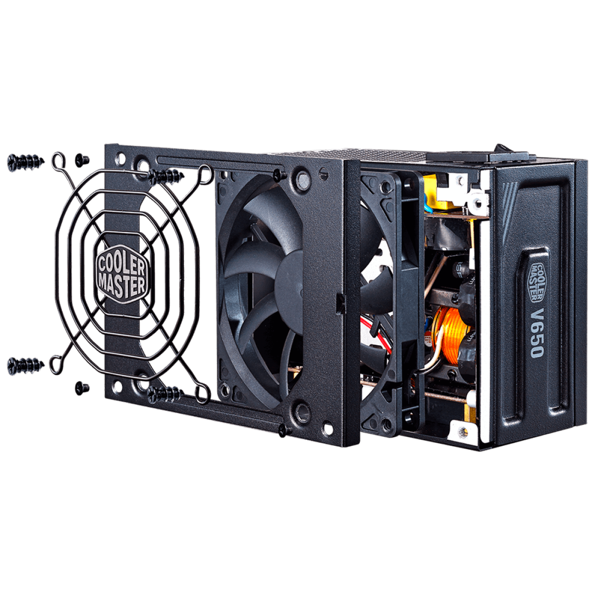 Fonte Cooler Master V650 SFX Gold, 650W, 80 Plus Gold, PFC Ativo, Full Modular, MPY-6501-SFHAGV-WO
