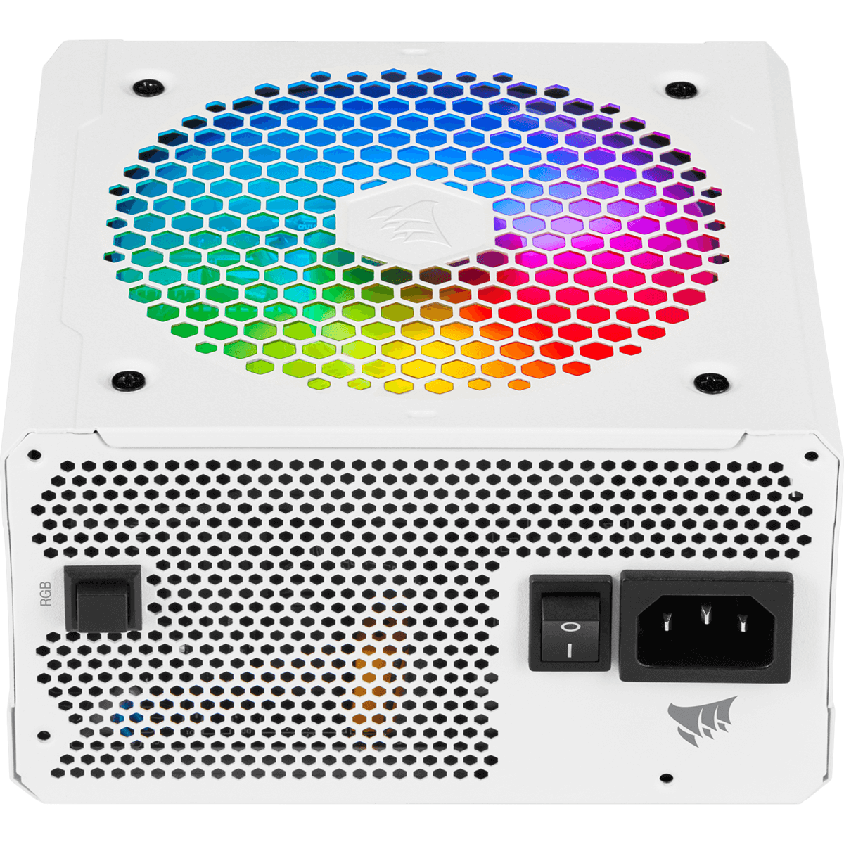 Fonte Corsair CX750F, White, RGB, 750W, 80 Plus Bronze, CP-9020227-NA