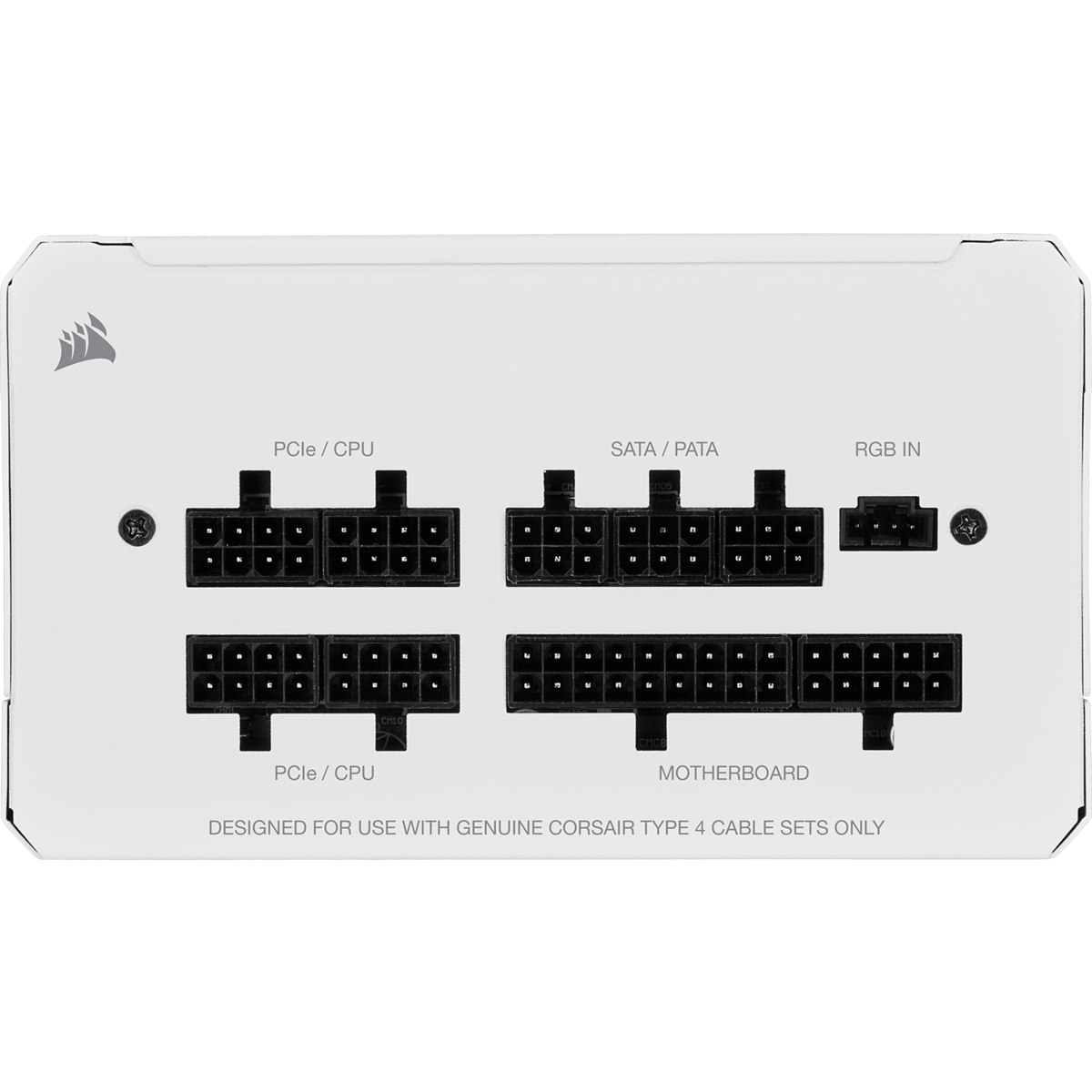 Fonte Corsair CX750F, White, RGB, 750W, 80 Plus Bronze, CP-9020227-NA