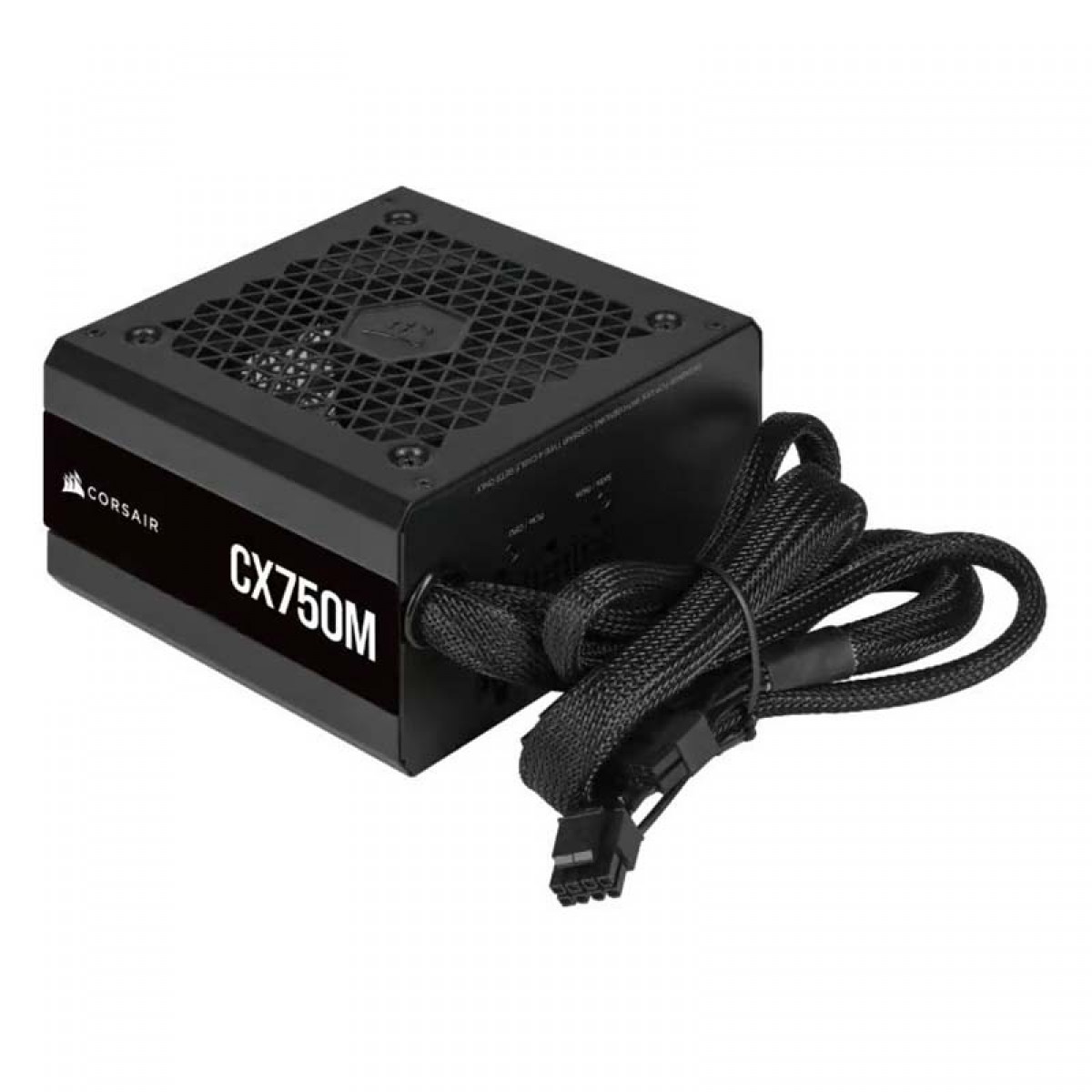 Fonte Corsair CX750M, 750W, 80 Plus Bronze, PFC Ativo, Semi Modular, Black, CP-9020222-NA