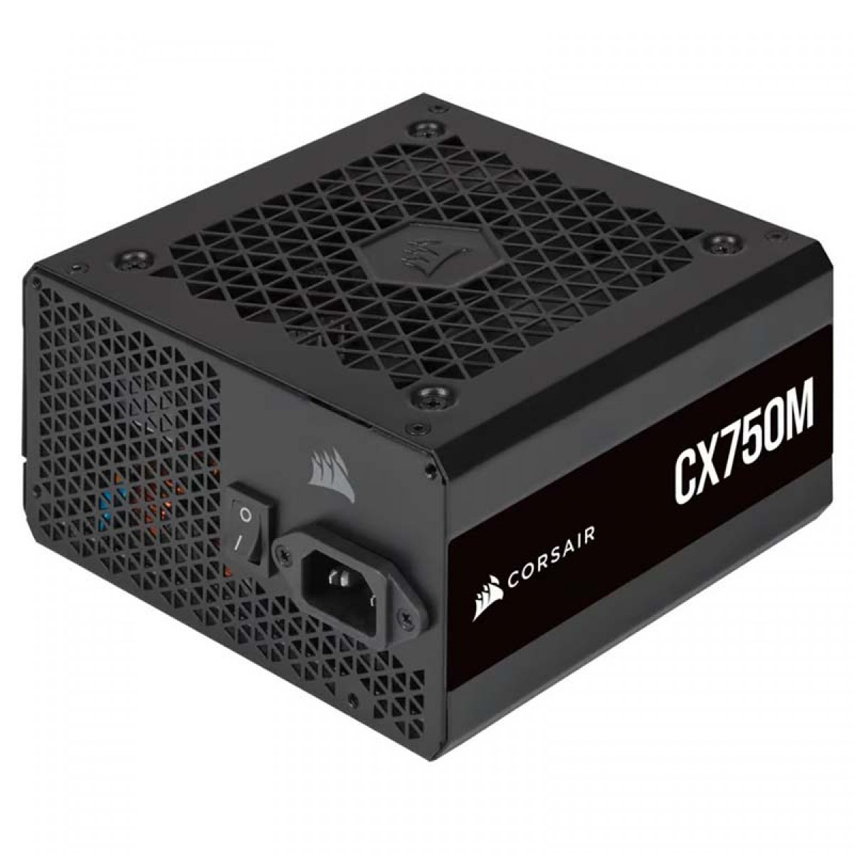 Fonte Corsair CX750M, 750W, 80 Plus Bronze, PFC Ativo, Semi Modular, Black, CP-9020222-NA