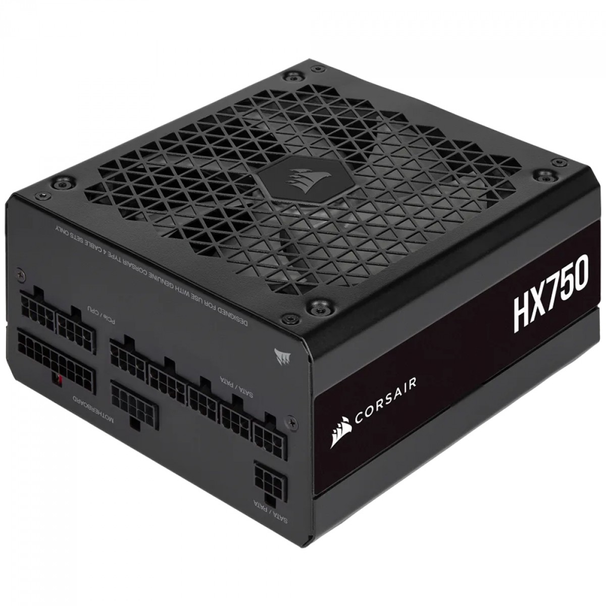 Fonte Corsair HX750, 750W, 80 Plus Platinum, PFC Ativo, Full Modular, Black, CP-9020212-WW