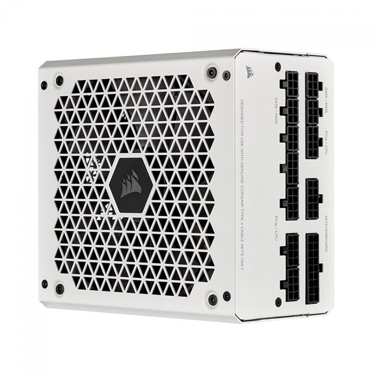 Fonte Corsair RM Series RM850, 850W, 80 Plus Gold, White, Modular, PFC Ativo, CP-9020232-WW
