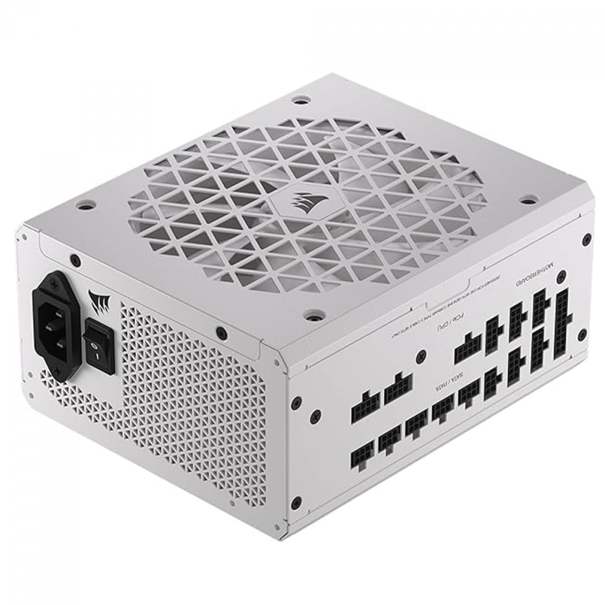 Fonte Corsair RM1000x Shift White, 1000W, 80 Plus Gold, Full Modular, Branco, CP-9020275-BR