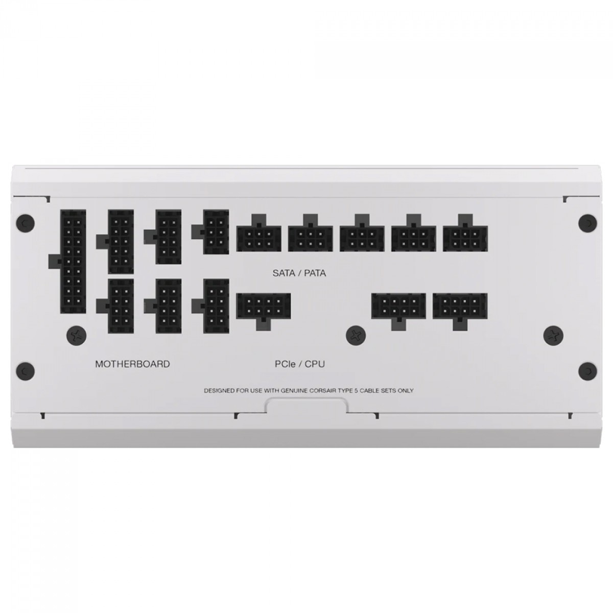 Fonte Corsair RM1000x Shift White, 1000W, 80 Plus Gold, Full Modular, Branco, CP-9020275-BR