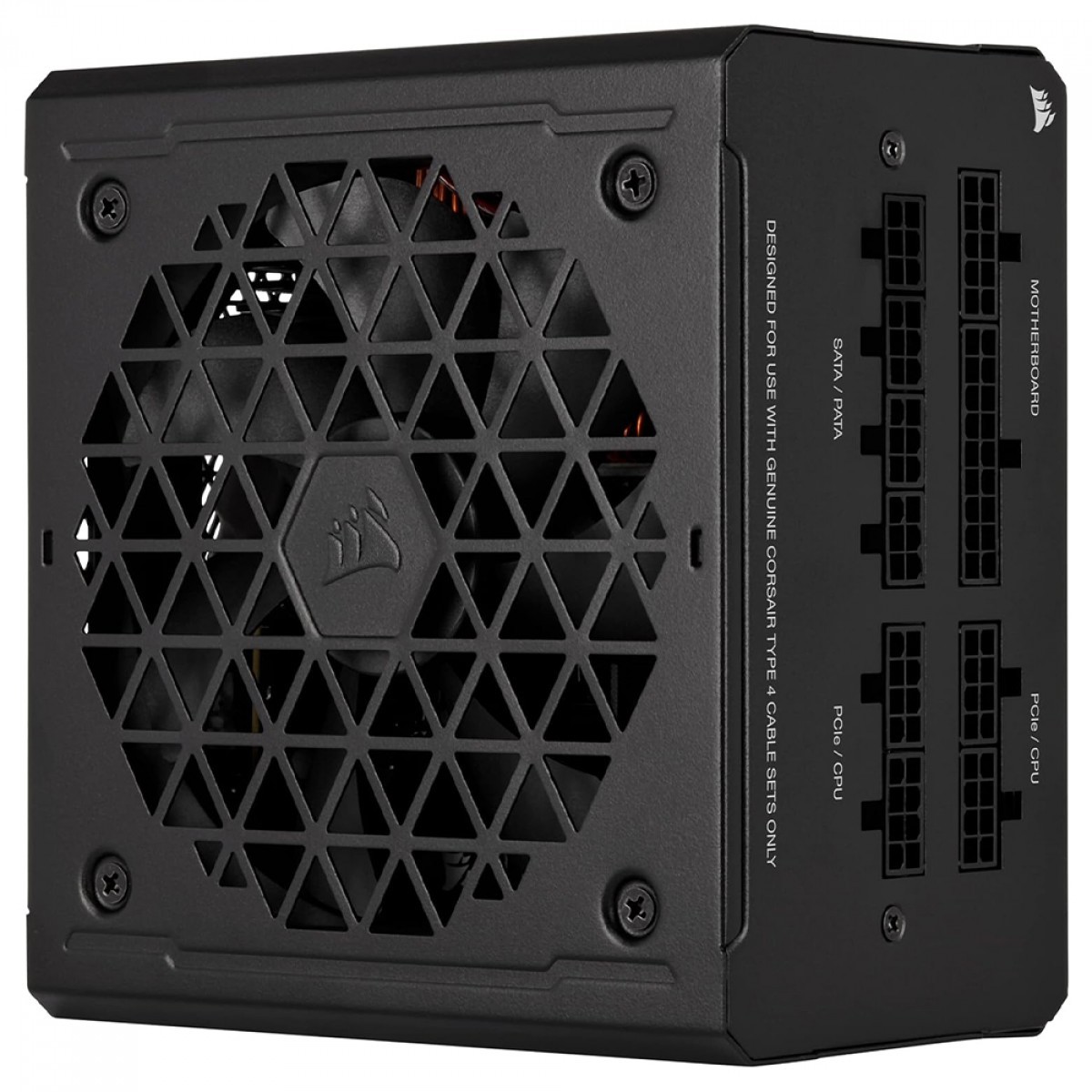 Fonte Corsair RM750e, 750W, 80 Plus Gold, PCIe 5.1, Full Modular, Black, ‎CP-9020262-BR