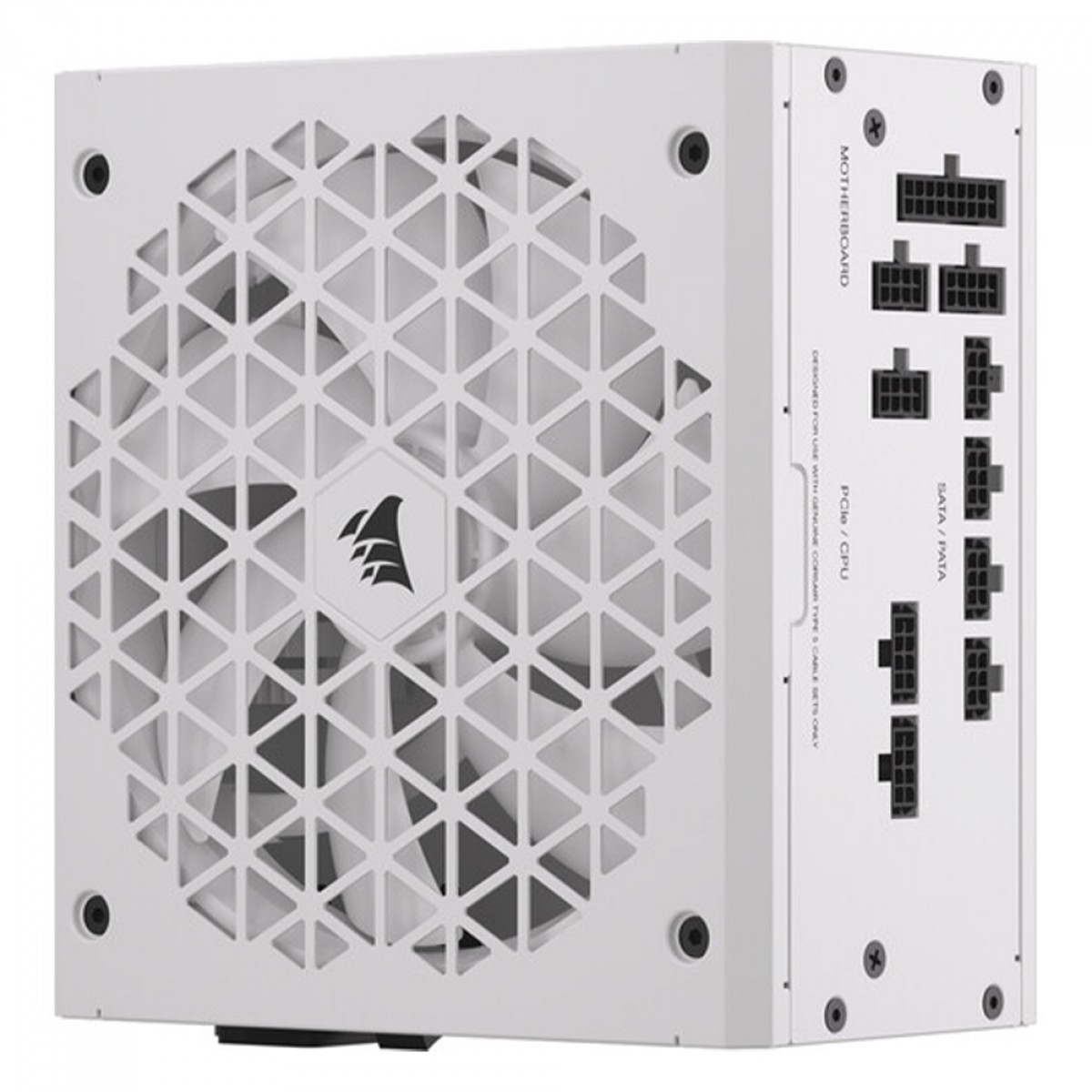 Fonte Corsair RM750x Shift White, 750W, 80 Plus Gold, Full Modular, Branco, CP-9020273-BR