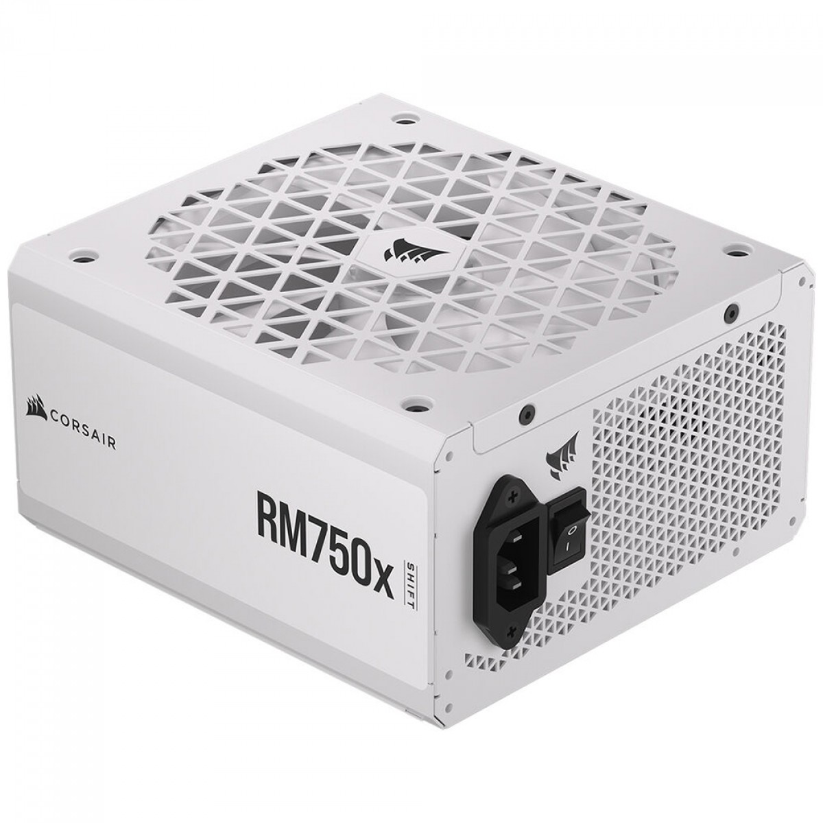 Fonte Corsair RM750x Shift White, 750W, 80 Plus Gold, Full Modular, Branco, CP-9020273-BR