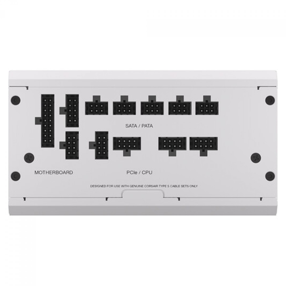 Fonte Corsair RM850x Shift White, 850W, 80 Plus Gold, Full Modular, Branco, CP-9020274-NA