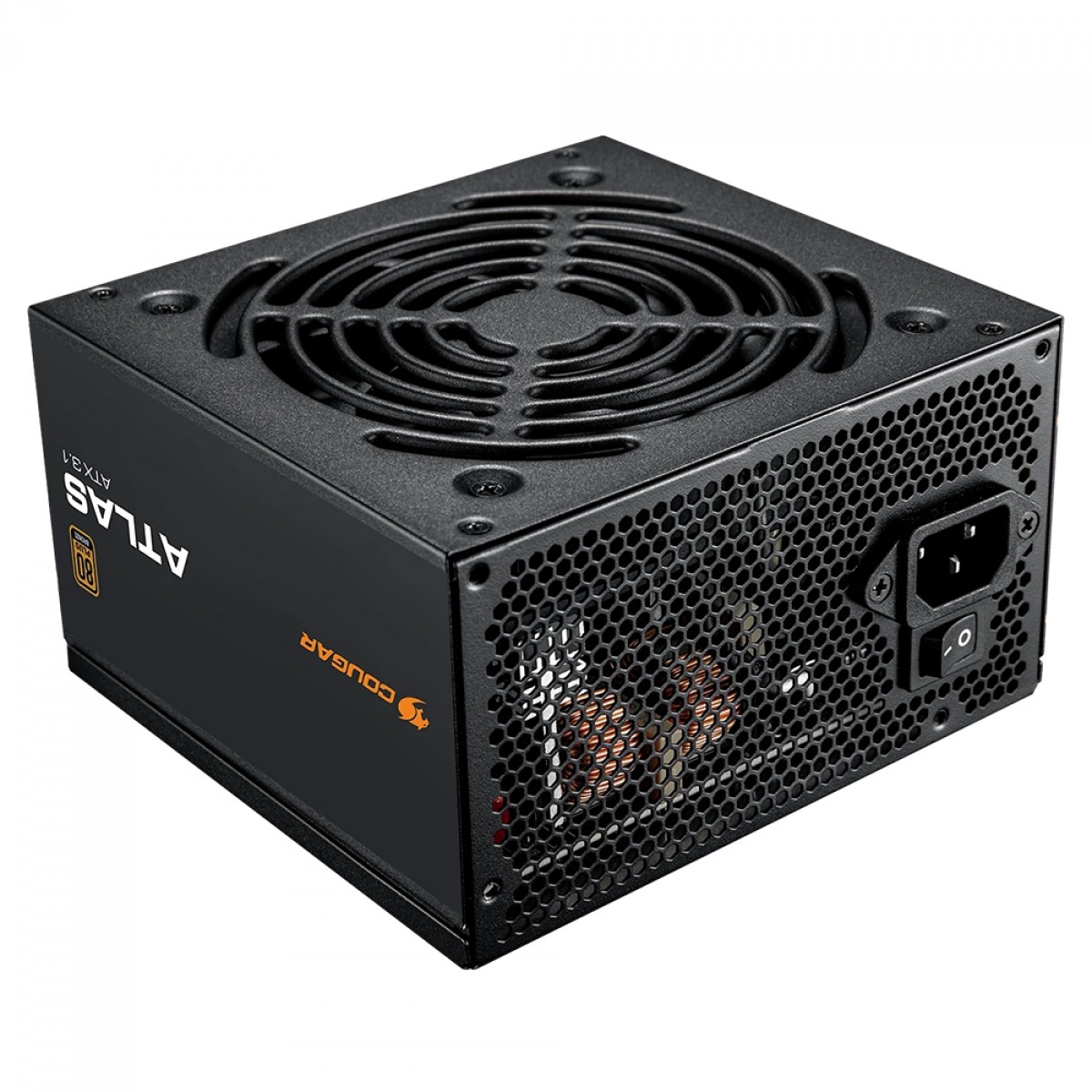 Fonte Cougar Atlas 650W, 80 Plus Bronze, PFC Ativo, ATX 3.1, Preto, 31AA065001P01