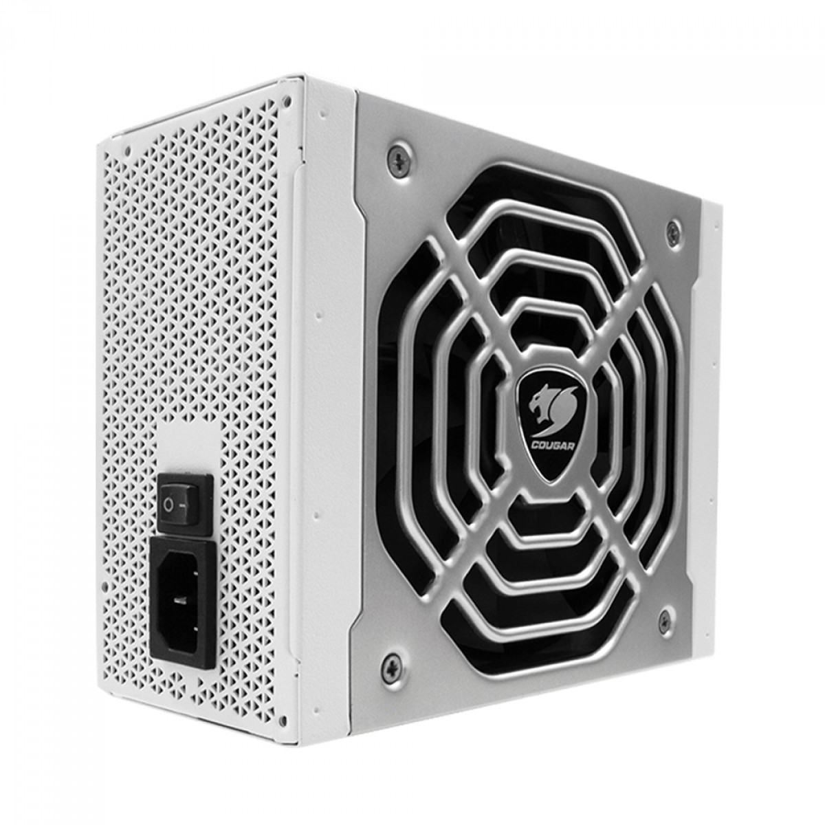Fonte Cougar Polar X2 1050, 1050W, Full Modular, 80 Plus Platinum, Cybenetics, PCIE Gen 5.0, White, 31PX105005P01