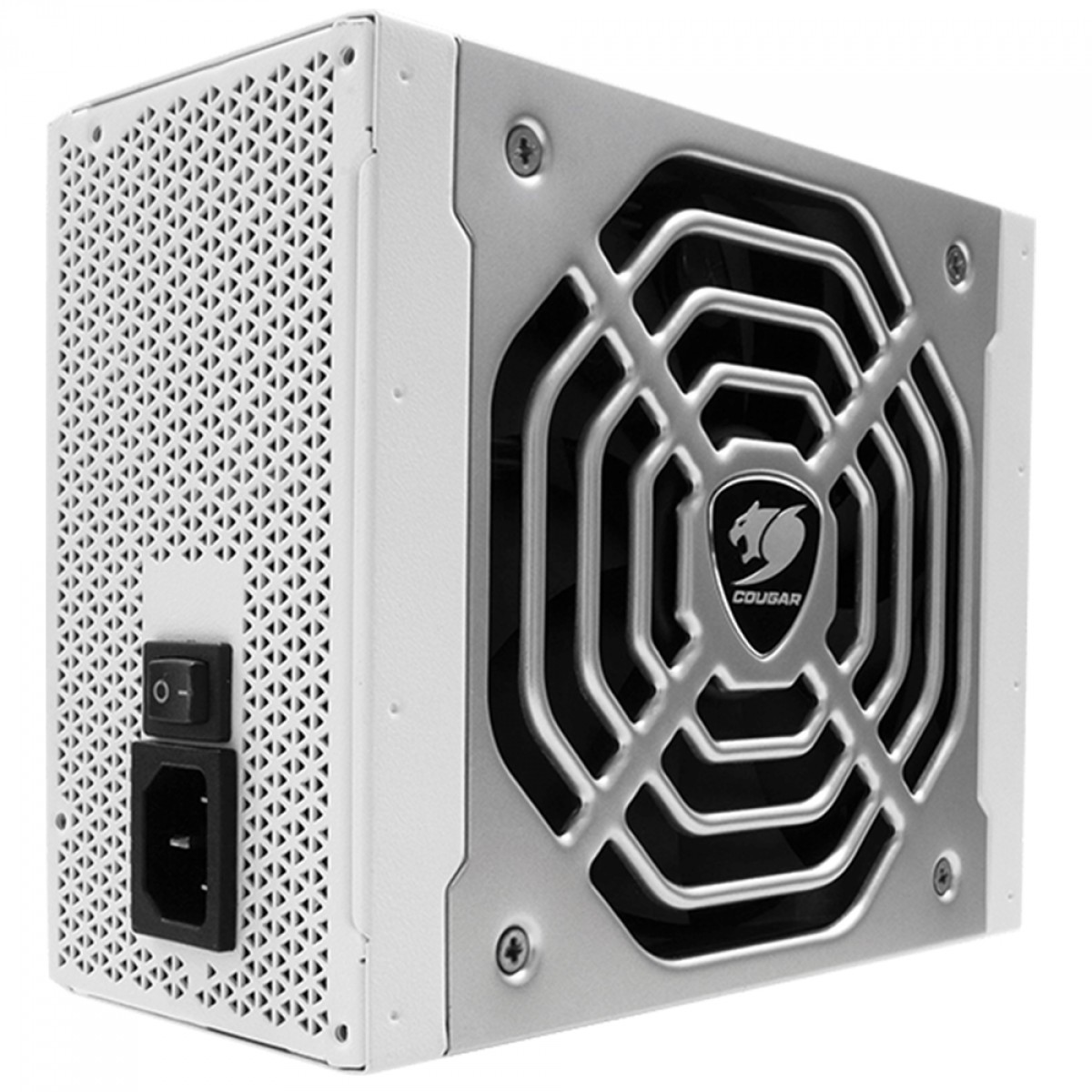 Fonte Cougar Polar X2, 1200W, 80 Plus Platinum, Cybenetics, PCIE Gen 5.0, Full Modular, White, CGR PRX2-1200